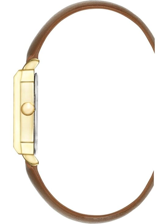 Genuine Crystal Accented Women\'s Strap Watch - Elegant Timepiece for Any